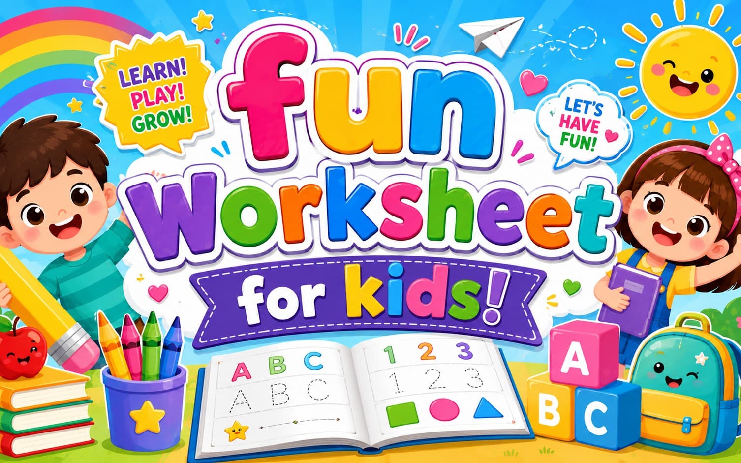Fun Worksheet for kids!