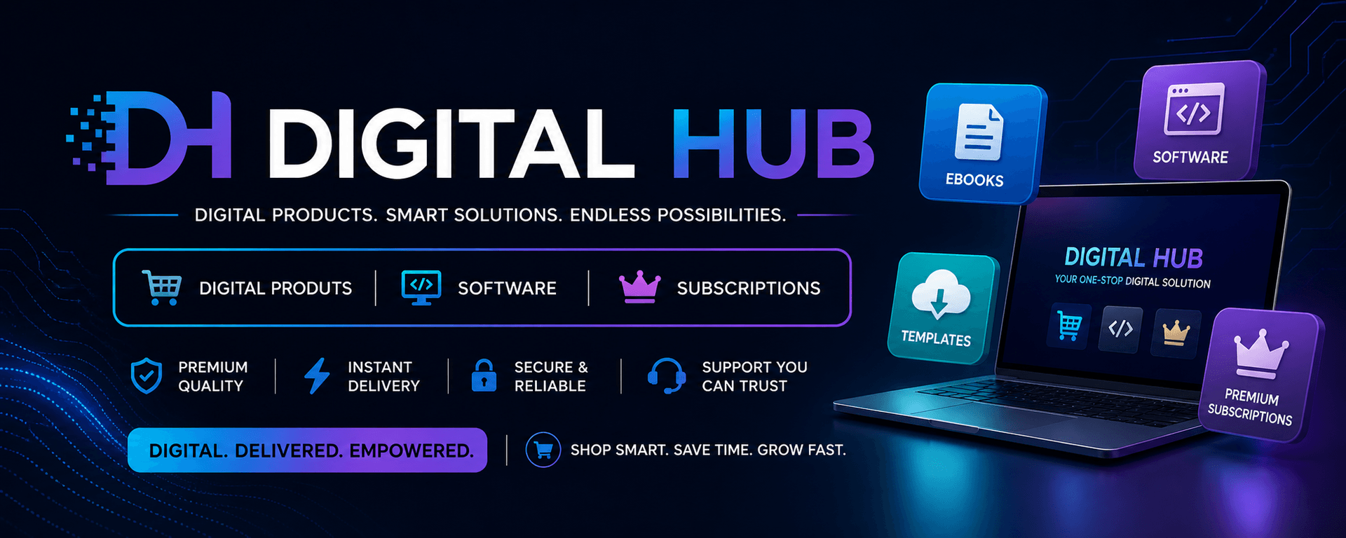 digital hub Shop-Banner