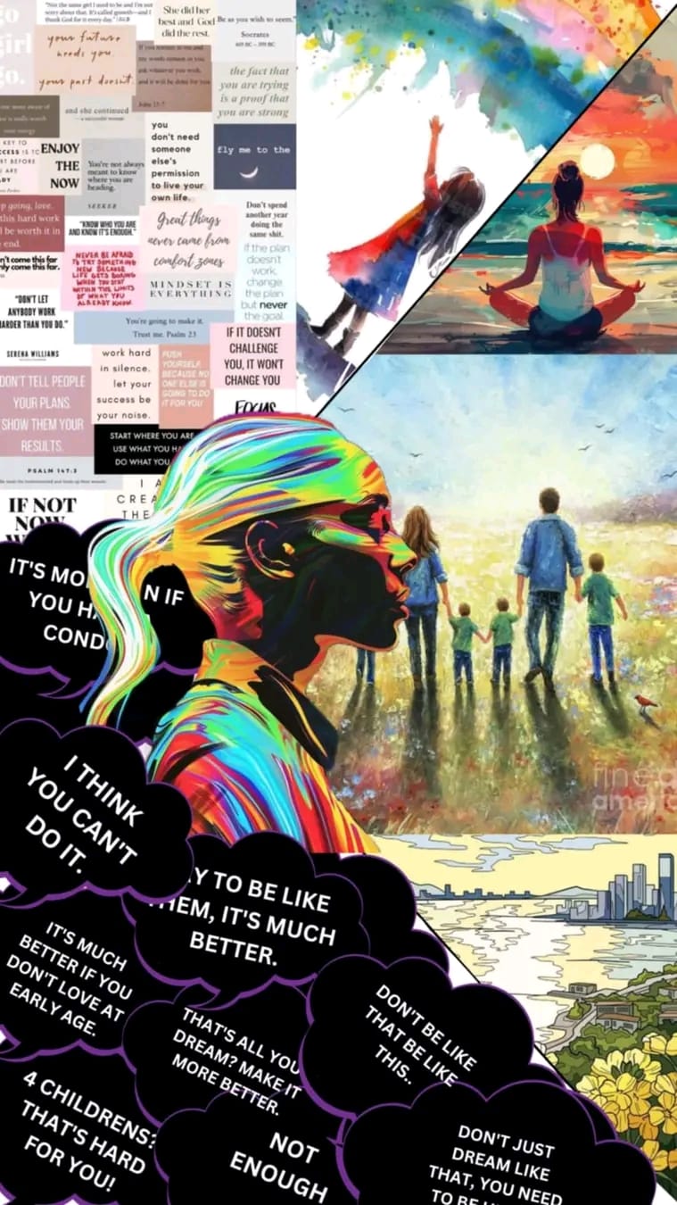 Mindset & Motivation Aesthetic Poster
