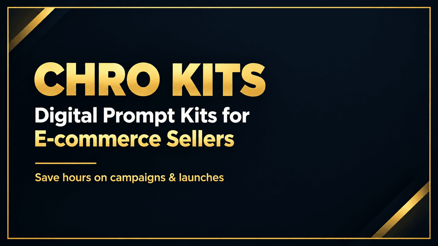 Chro Kits store banner