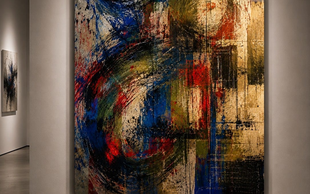 Abstract Circular Motion and Urban Texture Composition