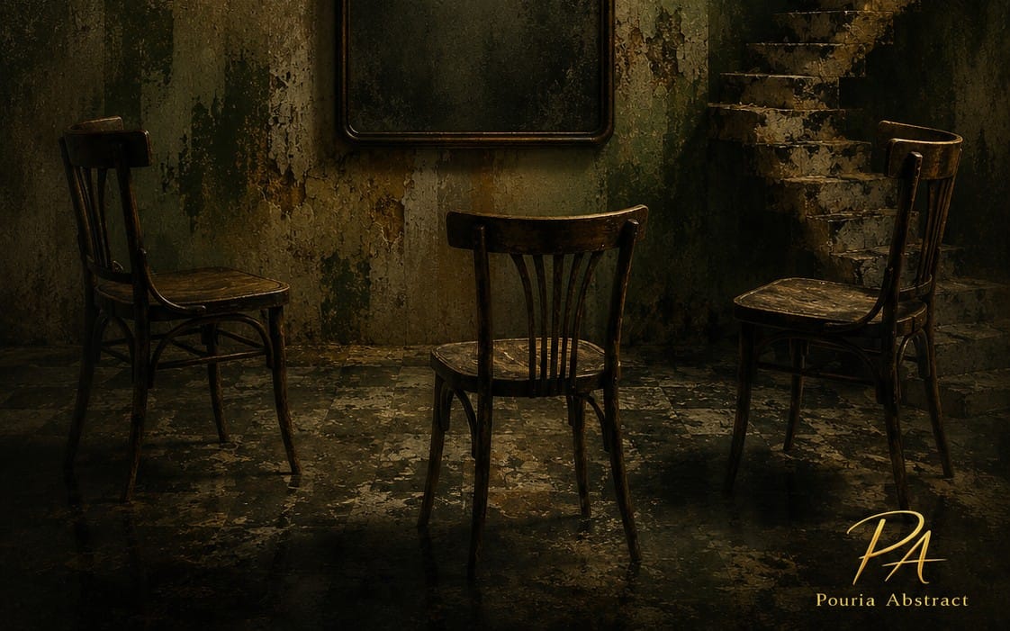 Silent Mirror | Surreal Abstract Interior