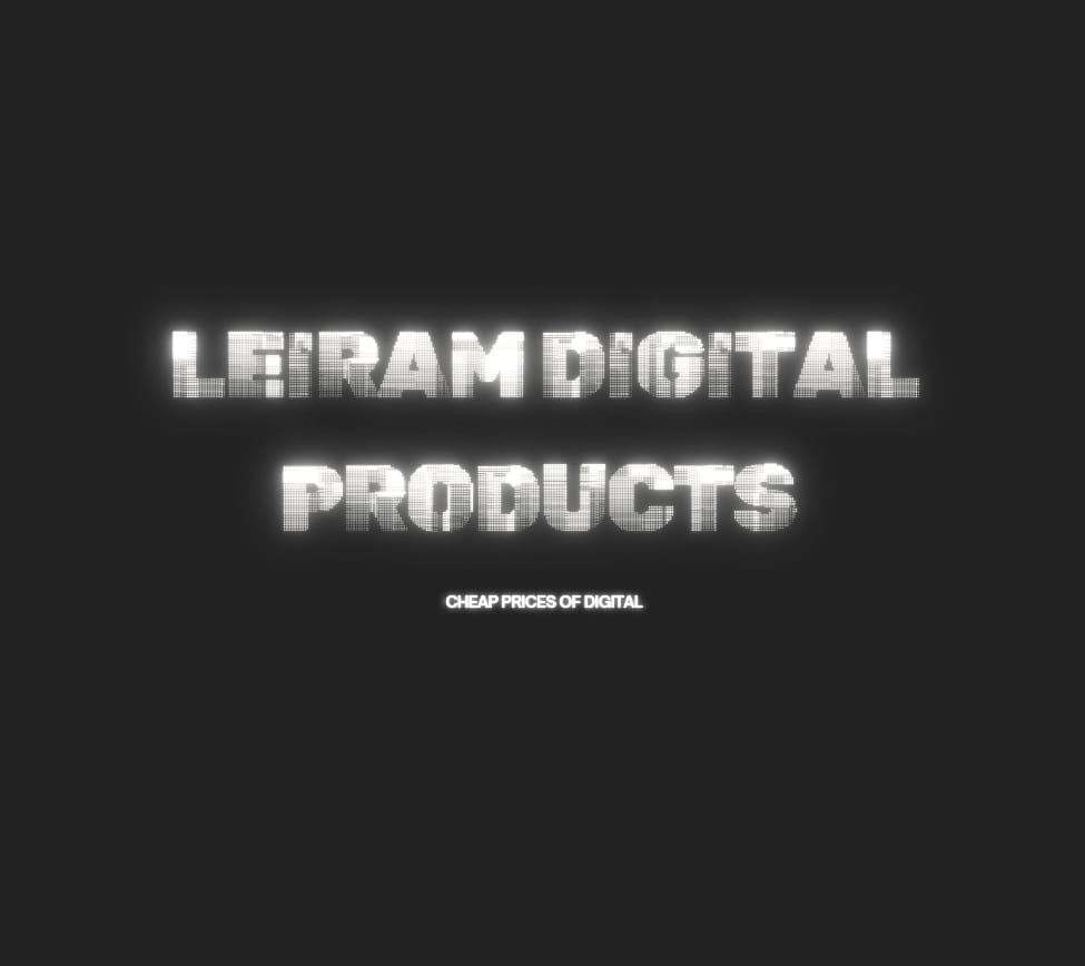 LEIRAM DIGITAL PRODUCTS store banner