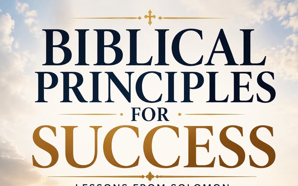 Ebook-Biblical principals for success