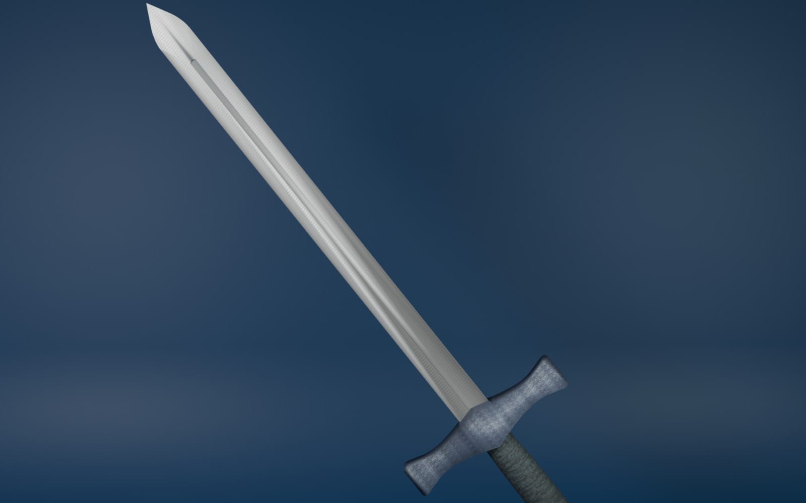 Medieval Knight Sword – Low Poly 3D Model