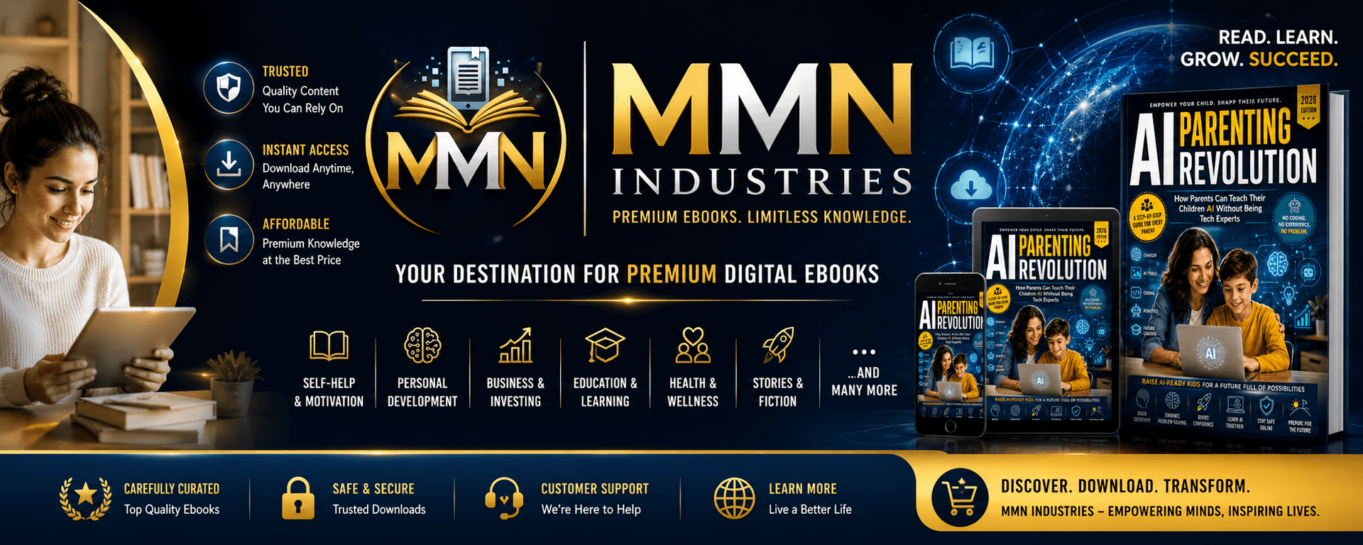 MMN industries store banner