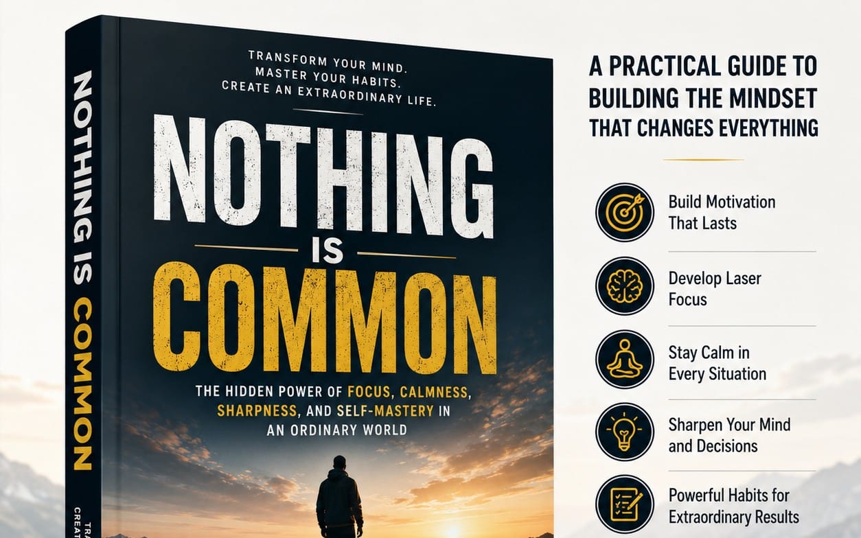 Nothing Is Common: Unlock Focus, Calmness, Mental Sharpness & Lasting Motivation