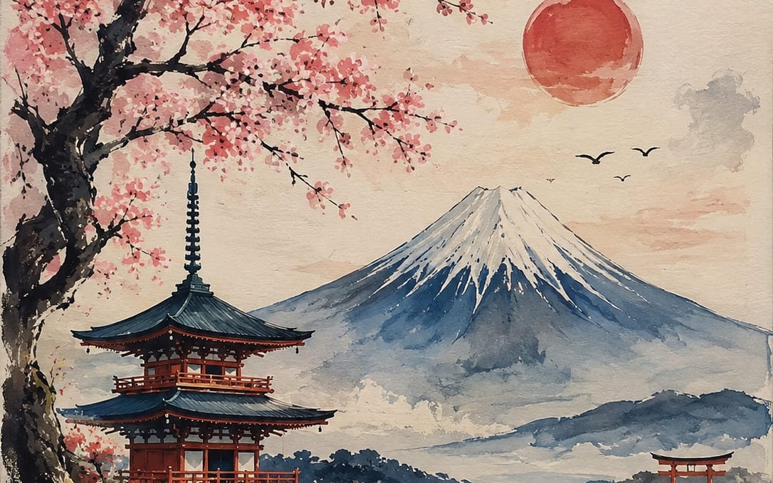Sakura Fuji Serenity