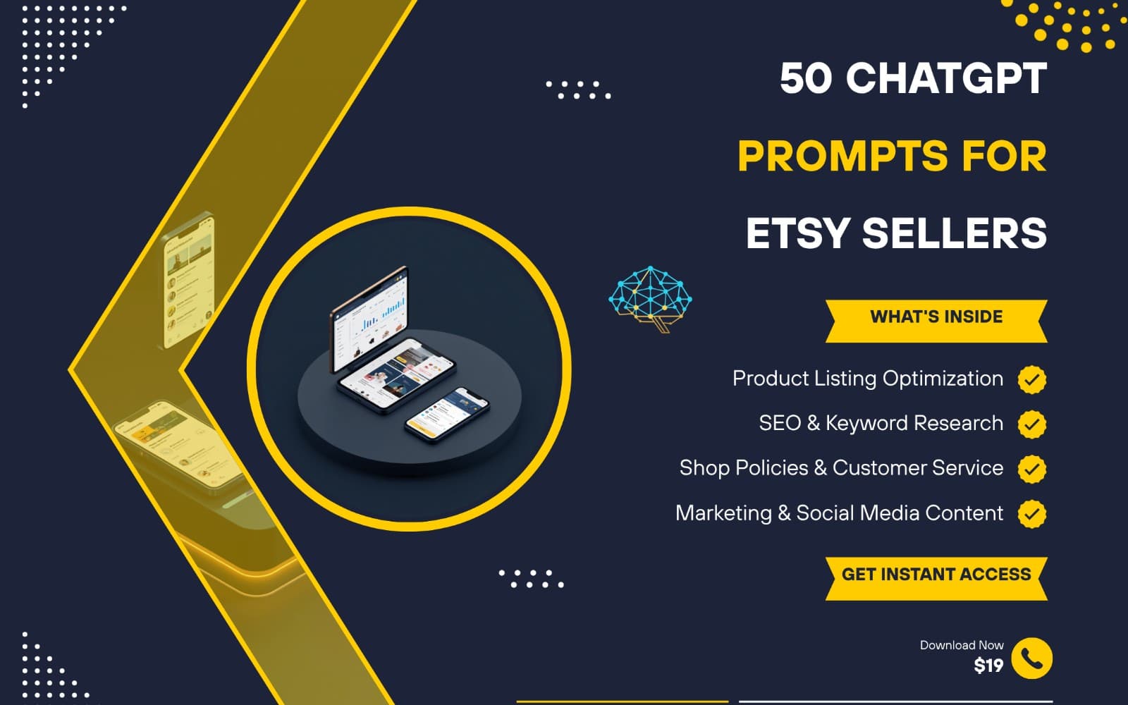 50 ChatGPT Prompts for Etsy Sellers