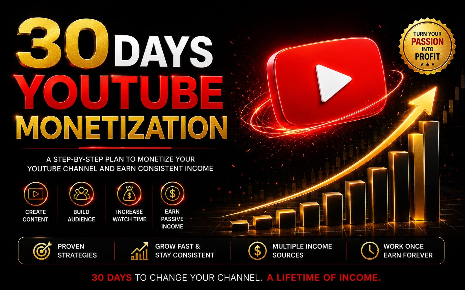 30 Days to Monetize — YouTube Growth Guide