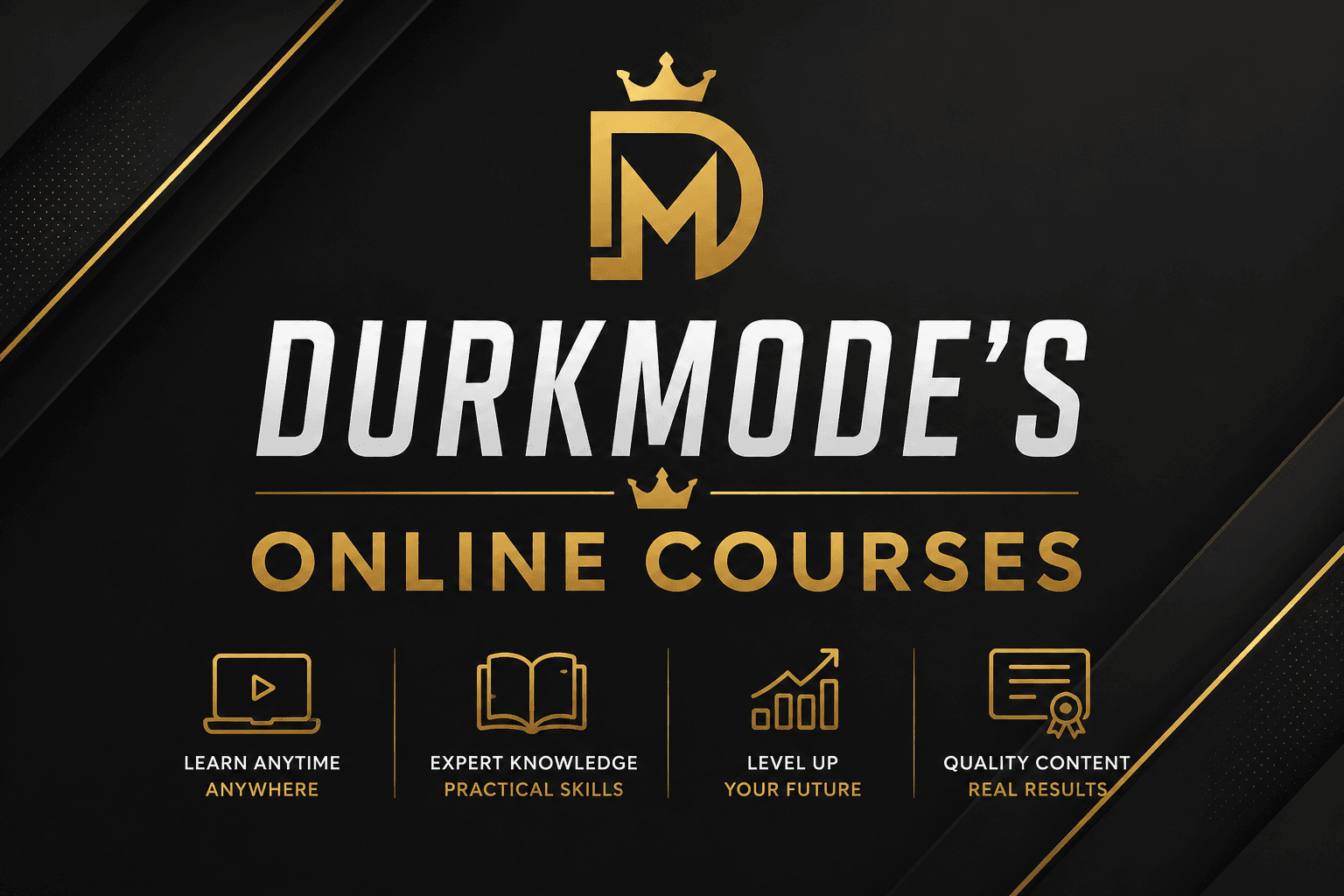 DURKMODE'S ONLINE COURSES Shop-Banner