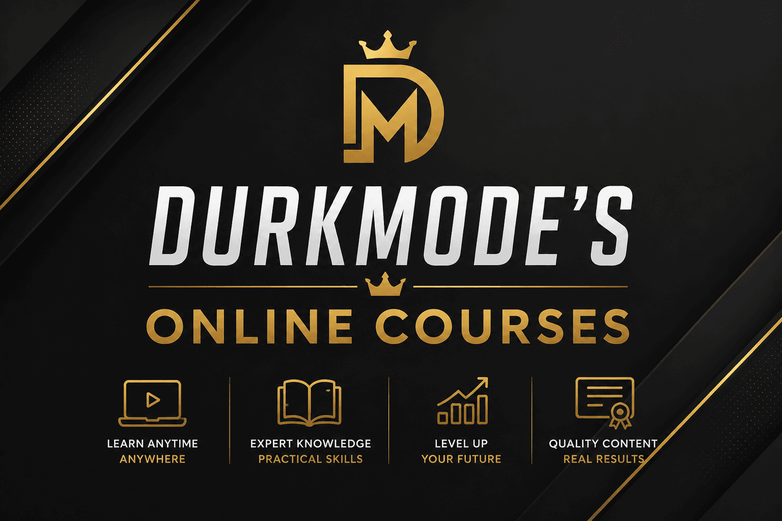 DURKMODE'S ONLINE COURSES Shop-Banner