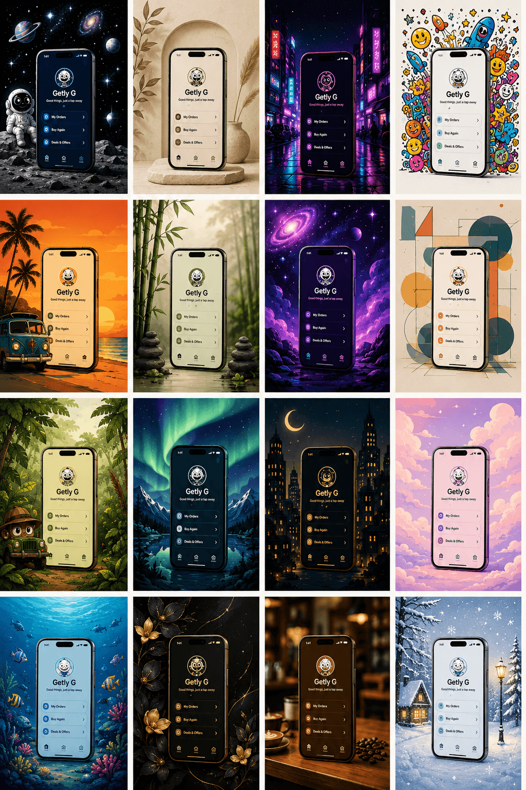 Nova Canvas – Neon — Getly Pages theme