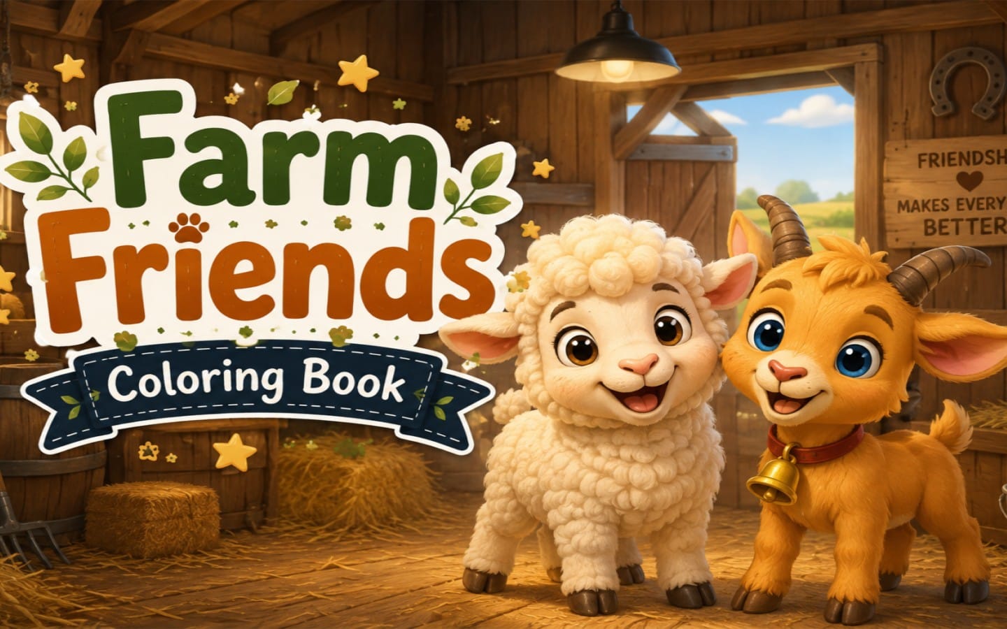 Download Farm Friends Coloring Book - Part 2🐓🌾