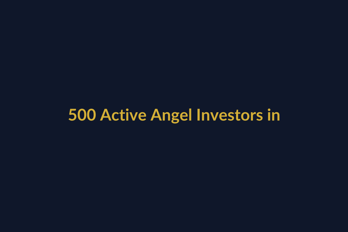 500 Active Angel Investors in African Tech - Curated Database