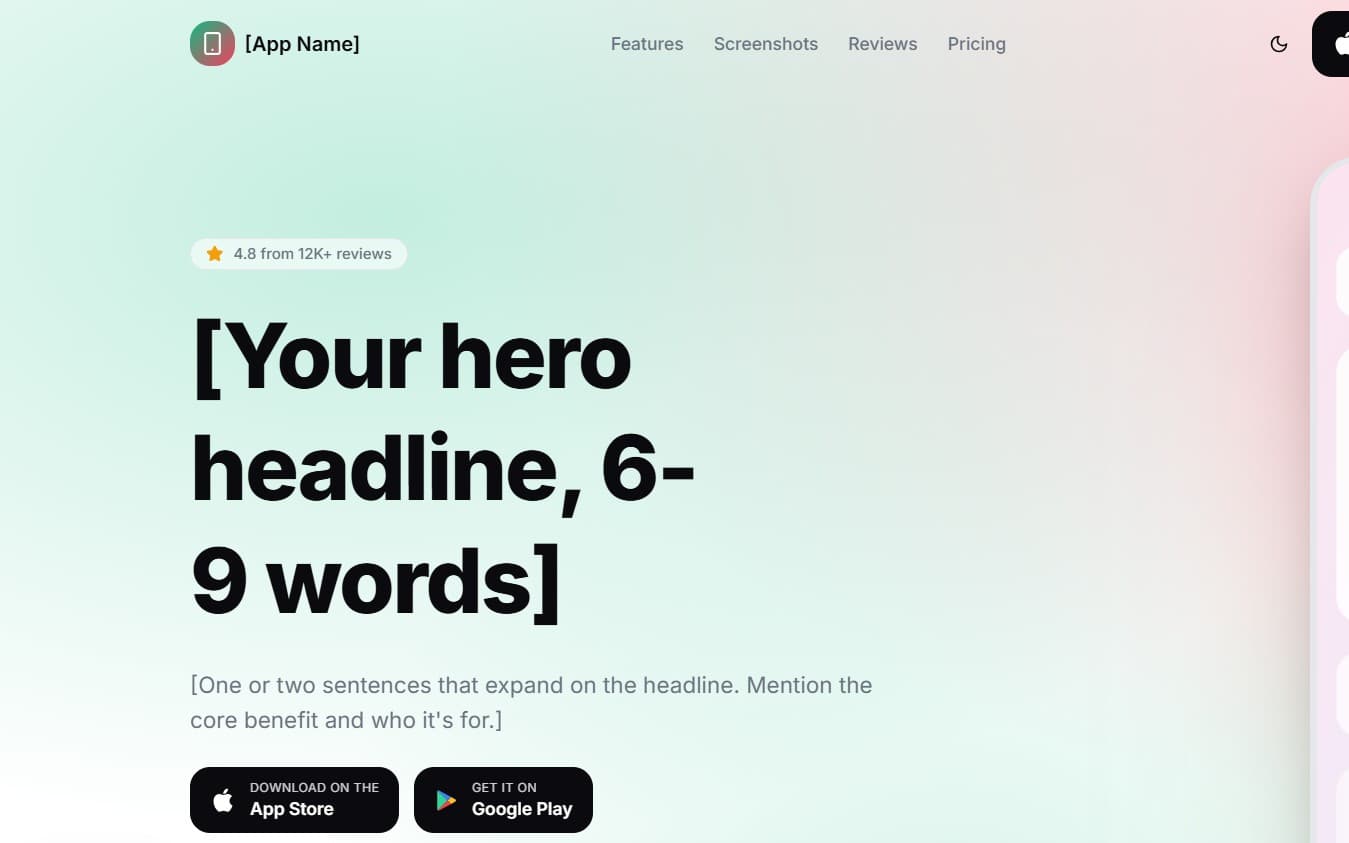 HadiKits — Mobile App Landing Starter Kit with Admin Panel | Next.js 16 Template