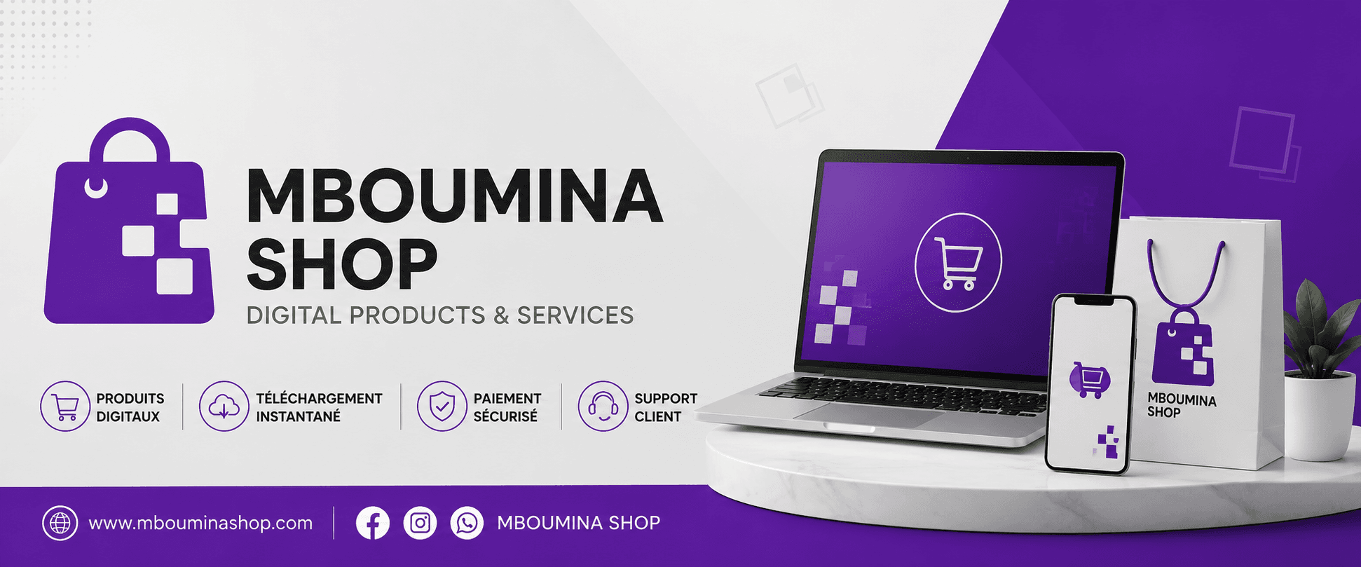 MBOUMINA SHOP store banner