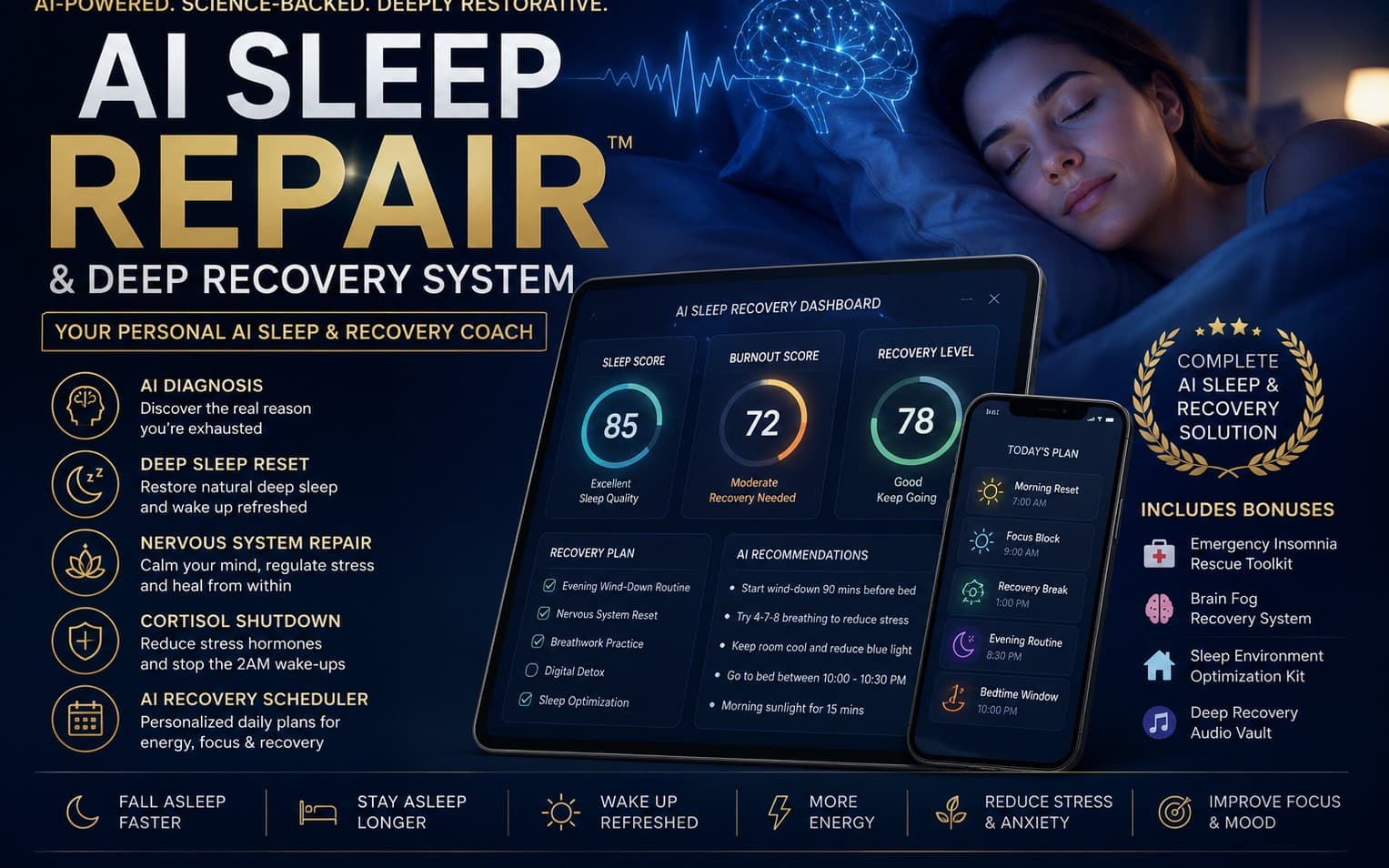 AI Sleep Repair & Deep Recovery System™