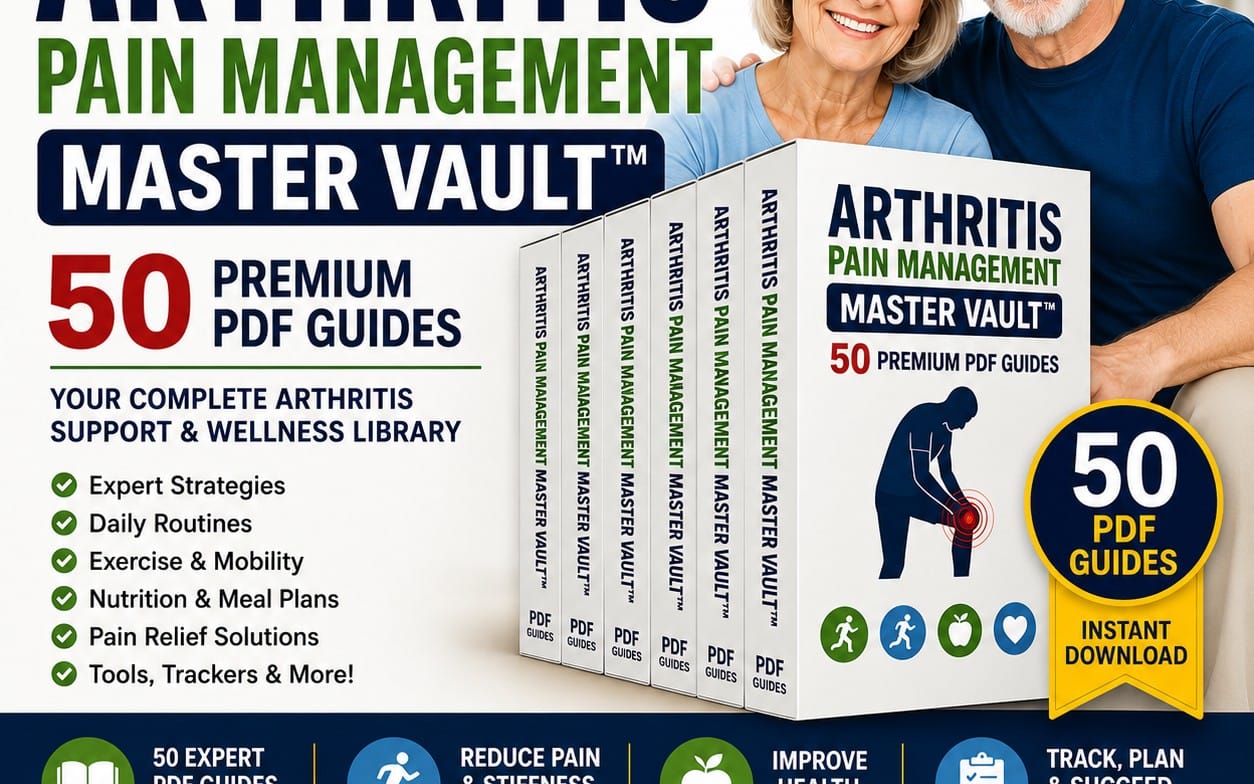 Arthritis Pain Management Master Vault™ – The Complete 50-PDF Digital Library for Better Joint Health