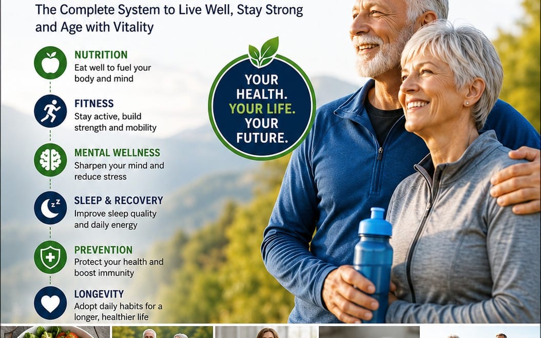 Healthy Ageing Blueprint™ – The Complete Healthy Ageing System for a Longer, Stronger & More Active Life