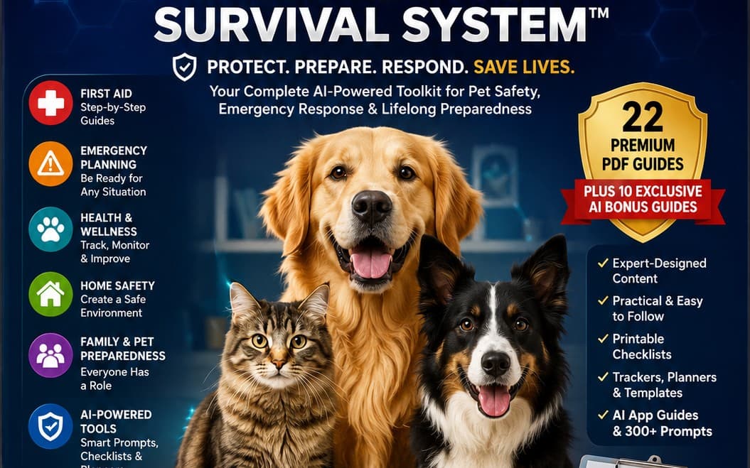 AI Pet First Aid & Emergency Survival System™ – The Complete AI-Powered Emergency Preparedness Library for Pet Owners