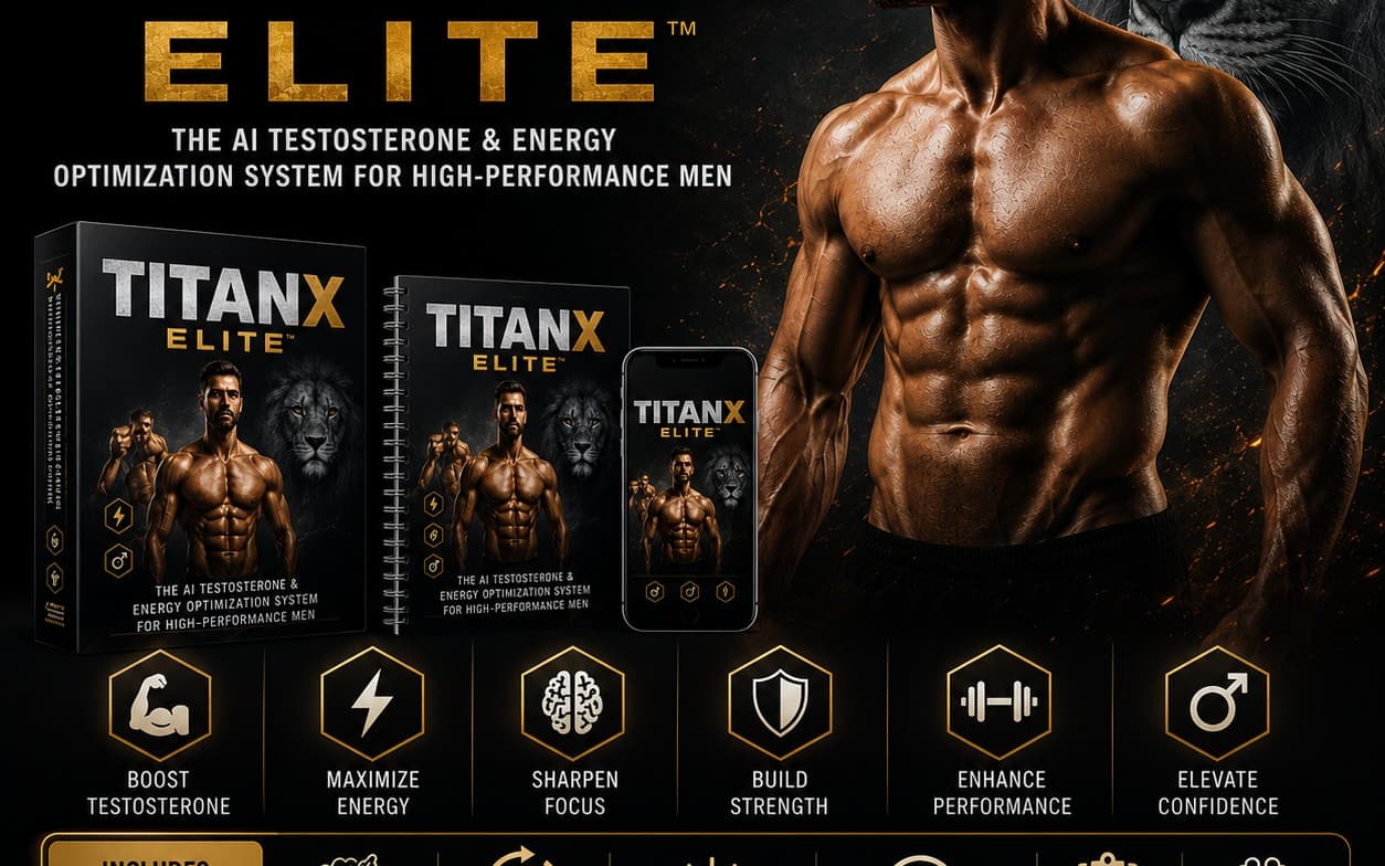 TITANX ELITE™ The AI Testosterone & Energy Optimization System For High-Performance Men