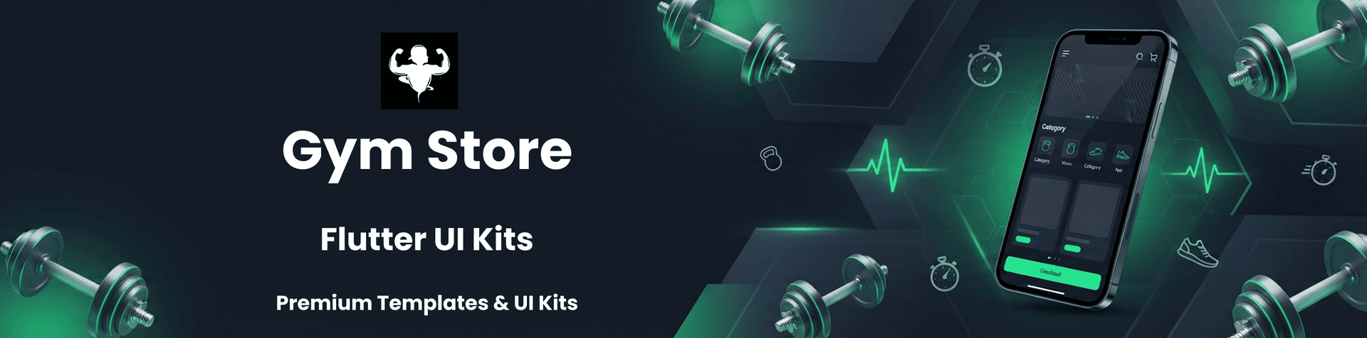 Flutter UI Kits store banner