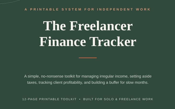 Freelancer Finance Tracker (PDF)