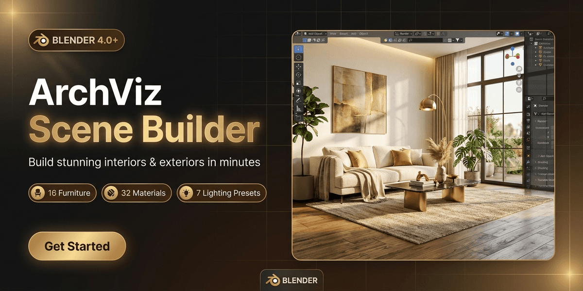 ArchViz Scene Builder