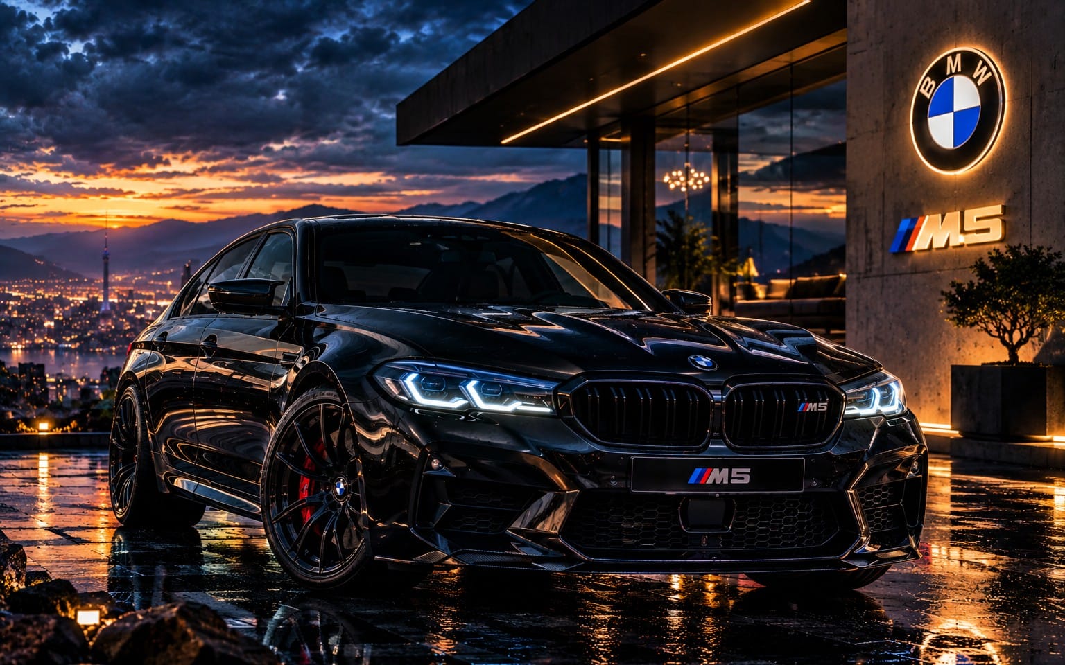 BMW M5 Luxury Night Drive
