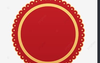 Red decorative circular badge design for GTA VI pre-order Xbox PSN gift cards promotional digital item