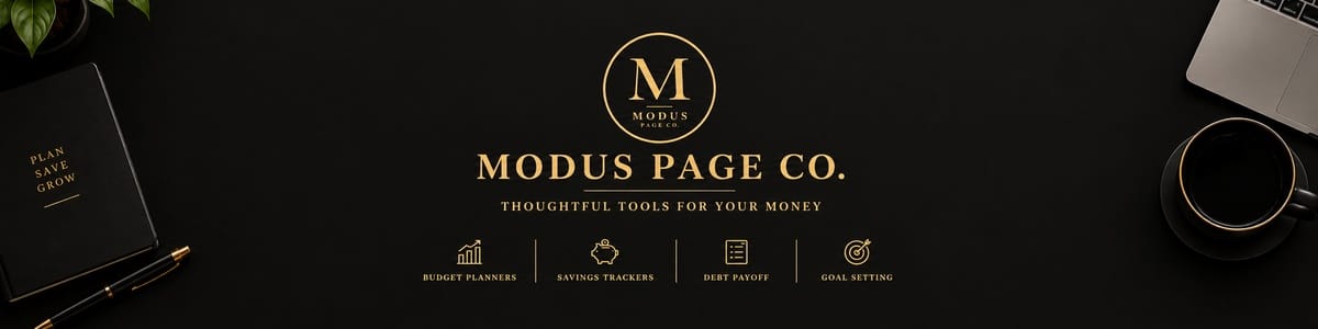 Modus Page Co. Shop-Banner