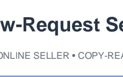 An online seller review request sequence copy prompt for generating customer review messages