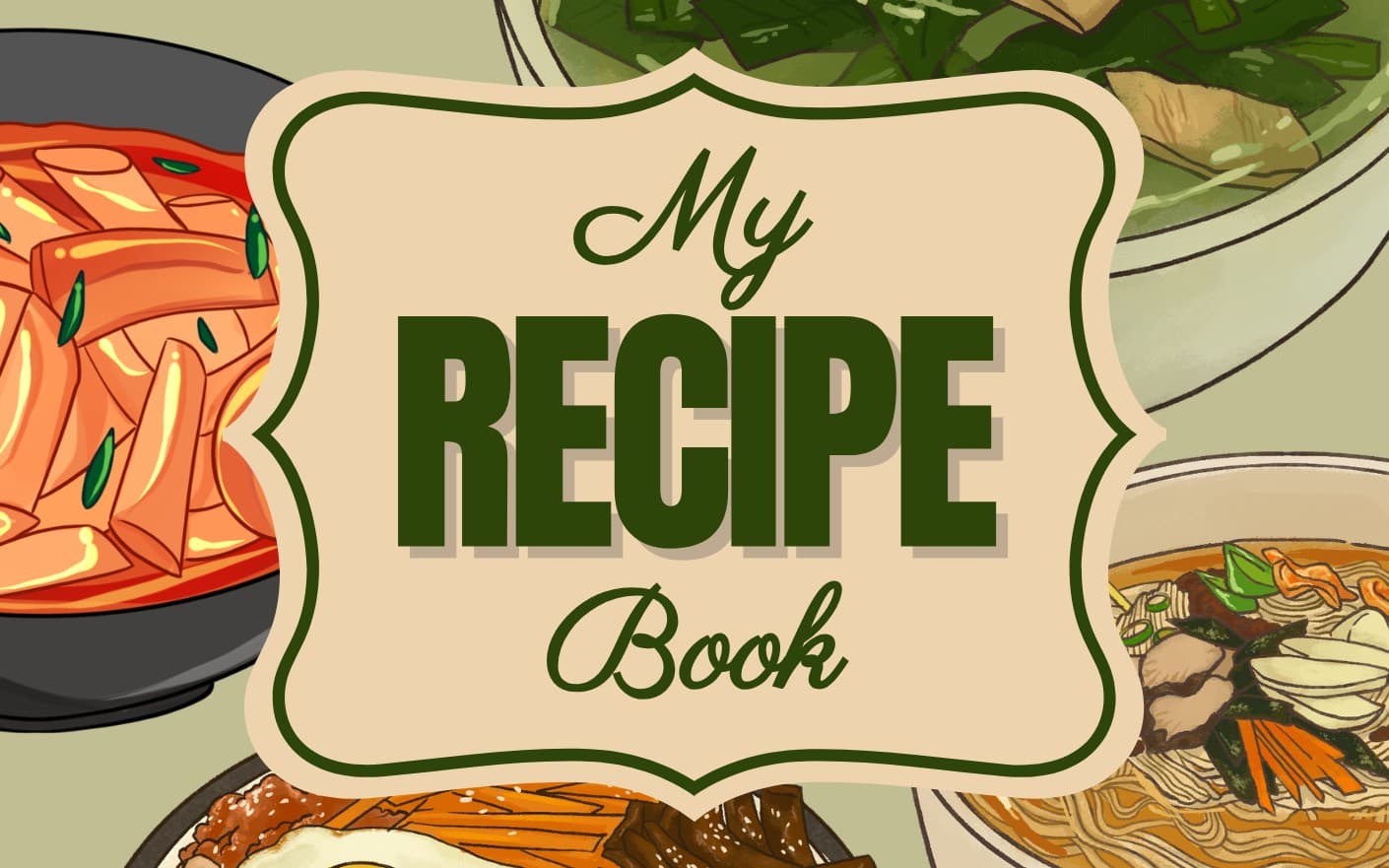 My recipe book coverpage