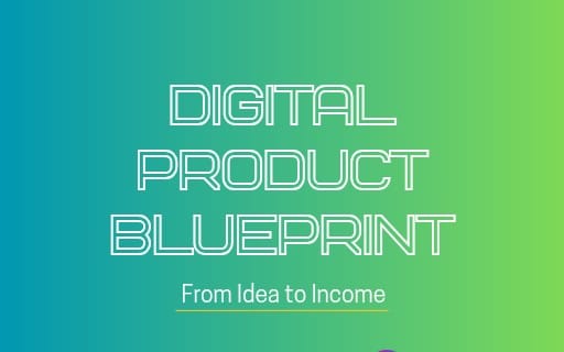 Blue green Product digital marketing Ebook