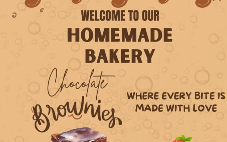 Homemade cookies poster
