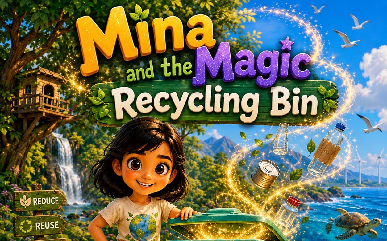 Mina and the Magic Recycling Bin