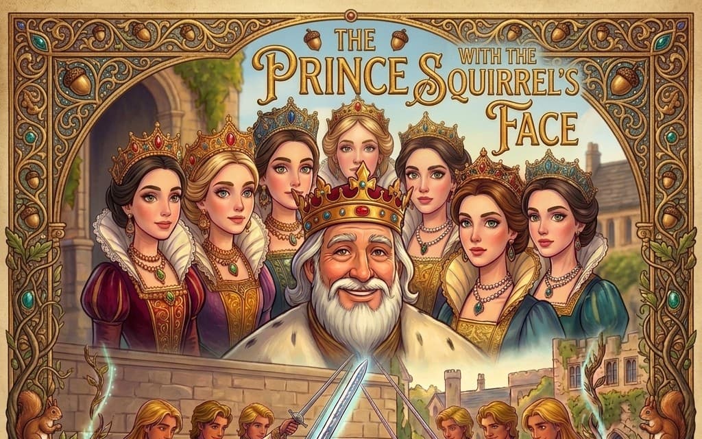 The Prince with the Squirrel's Face — Book I: The Golden Wish (Children's Picture Book)