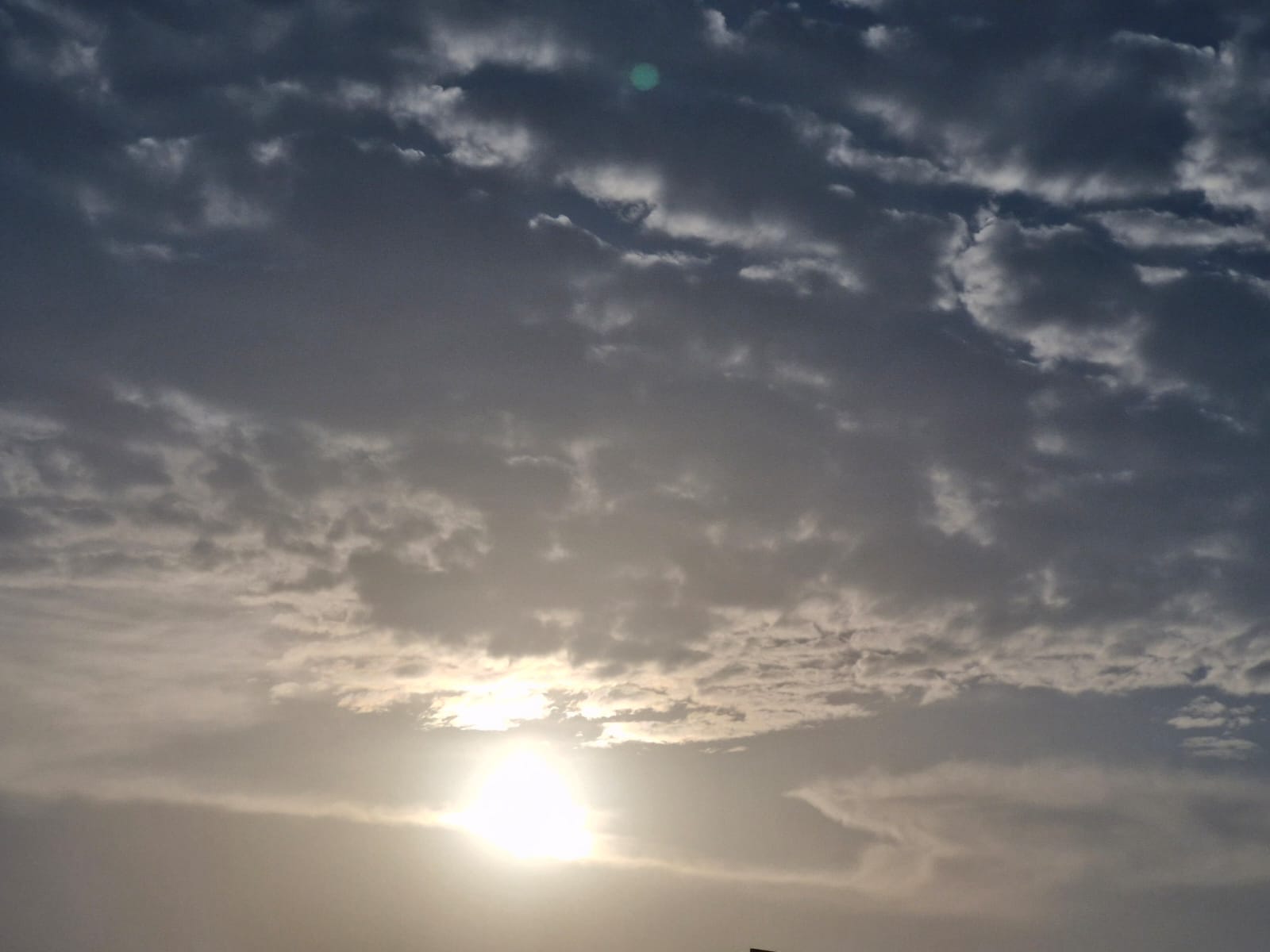 The beautify blue sky