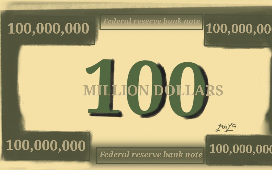 $100M