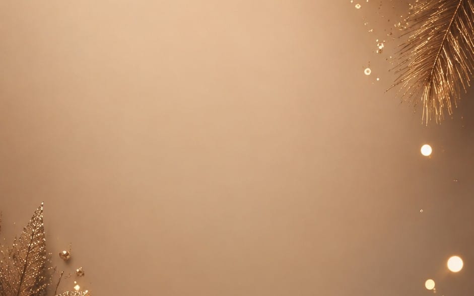 Elegant Champagne Gold Christmas Background – 9:16