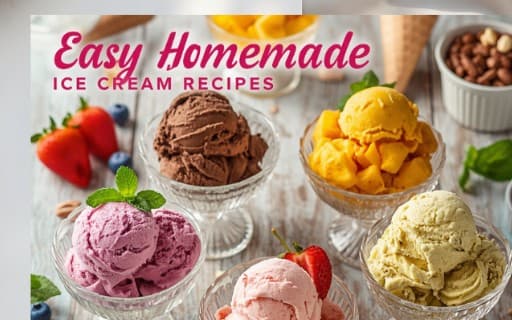 Easy Homemade Ice Cream Recipes