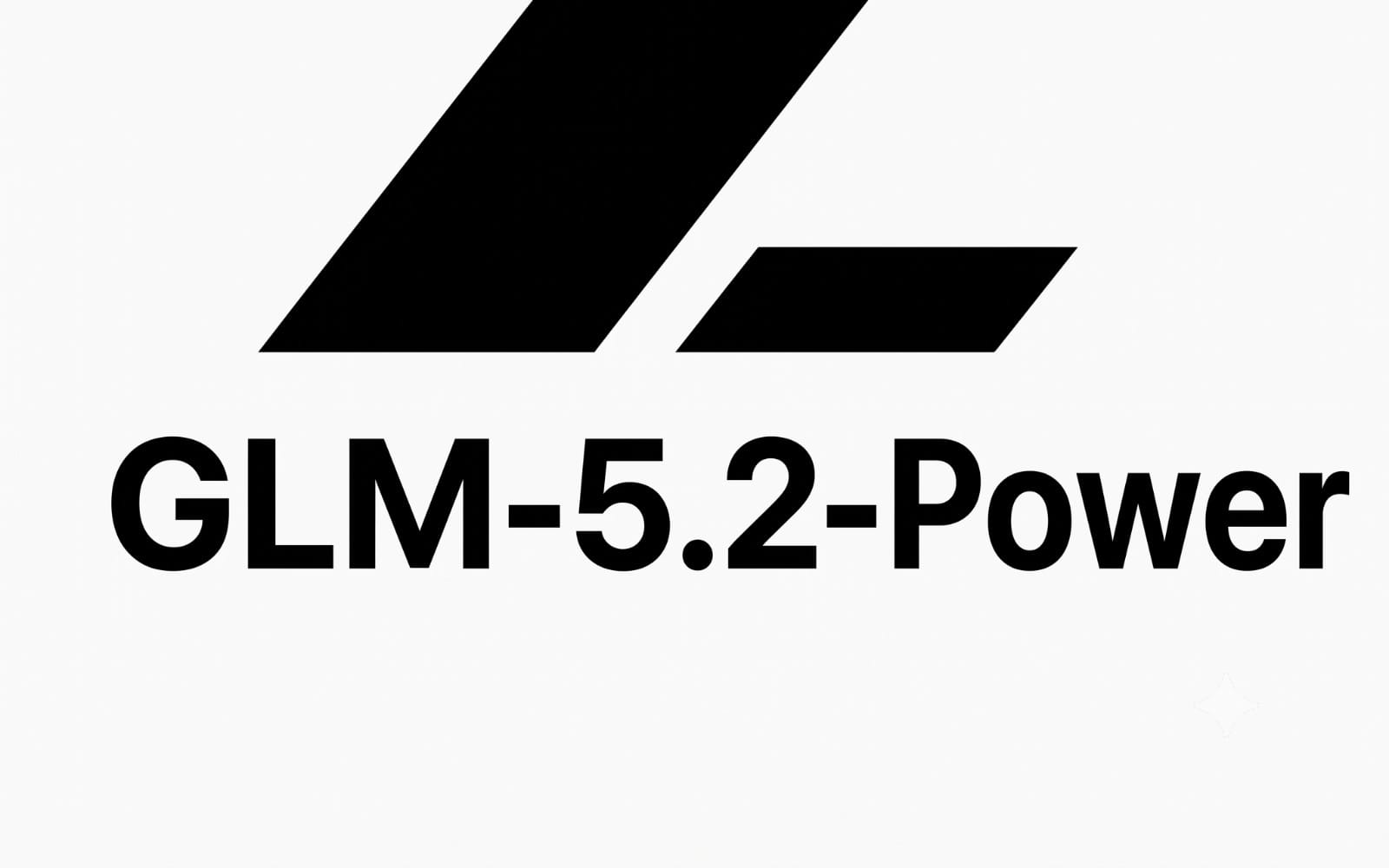 Bold text logo reading CLM-5.2-Power on a white background for an AI prompt digital product