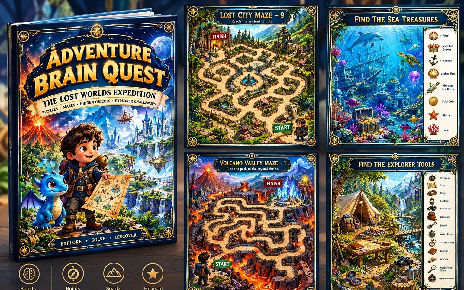 Adventure Brain Quest: The Lost Worlds Expedition