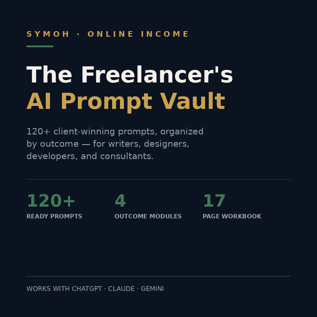 Why I Made an AI Prompt Vault Before a CRM