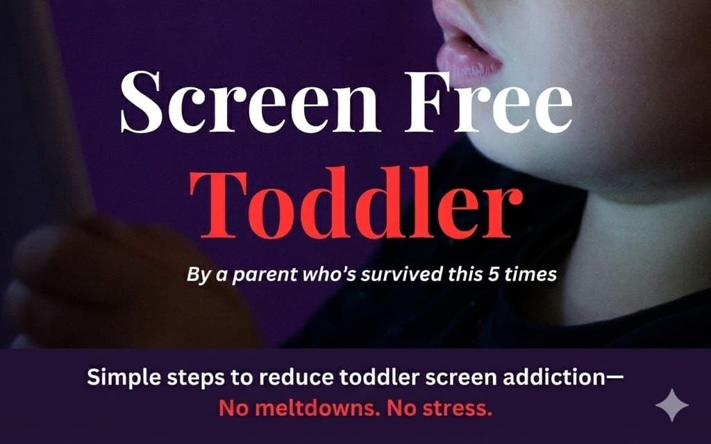 No more screen battles with your toddler