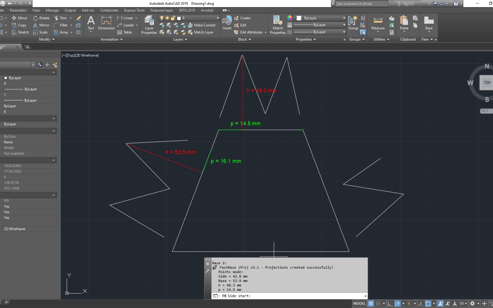 FastBaseCAD v2.1.0 - Precision AutoCAD Plugin
