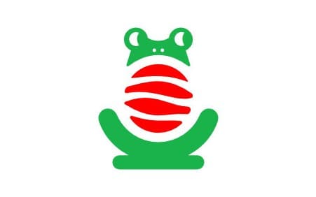Frog sushi logo
