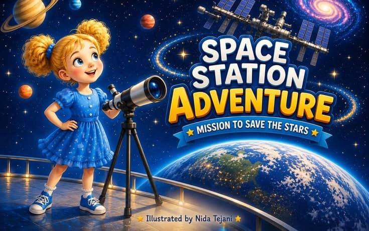 Space Station Adventure | Kids Space Science Ebook & Activity Book