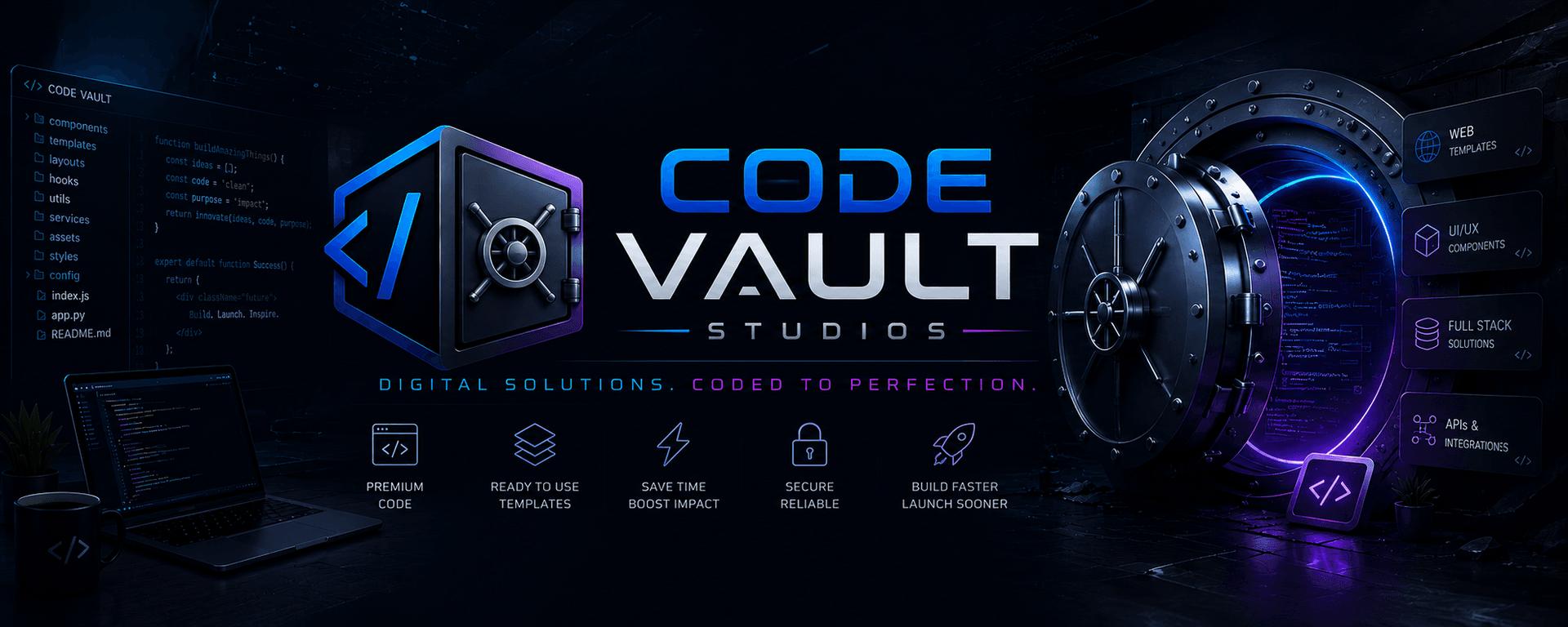 Code Vault Studios Shop-Banner